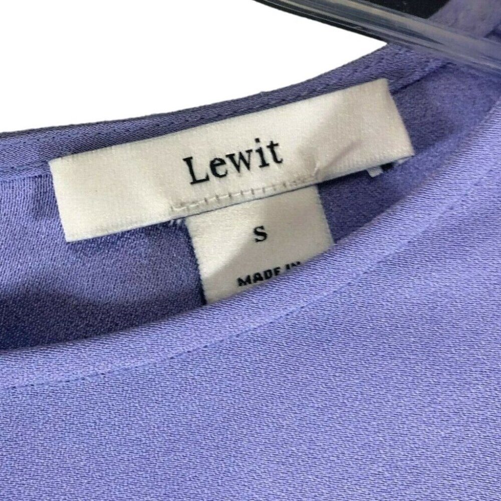 Lewit Statement Flutter Sleeve Blouse Top Women's… - image 2